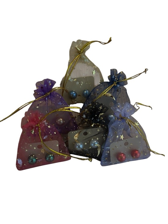 Jewelry - New Assorted Faux Pearl Stud Earrings in Organza Gift Bags- 5 Pack
